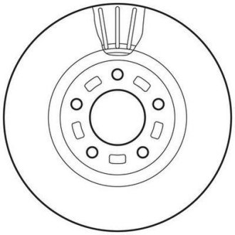 Гальмівний диск передній Mazda 3, 5 Jurid 562635JC