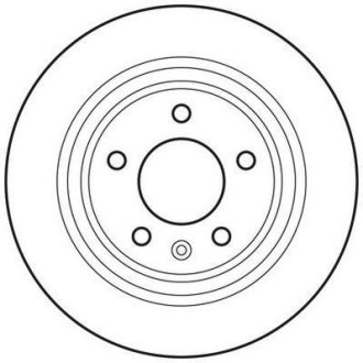 Гальмівний диск задній Chevrolet Cruze, Orlando, Volt/ Opel Ampera, Astra, Cascada, Zafira Tourer Jurid 562640JC