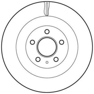 Гальмівний диск Jurid 562645JC