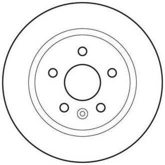 Гальмівний диск задній Opel Astra J, Mokka / Cherrolet Cruze, Aveo, Trax Jurid 562651JC