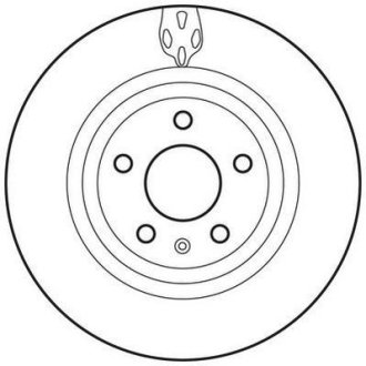Гальмівний диск задній Audi TT, TT Roadster (2007->) Jurid 562706JC
