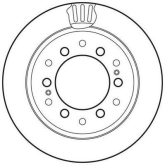 Тормозной диск задний Lexus GX / Toyota FJ Cruiser, Land Cruiser Jurid 562738JC