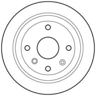 Гальмівний диск задній Chevrolet Aveo, Lacetti / Dacia Logan Jurid 562740JC