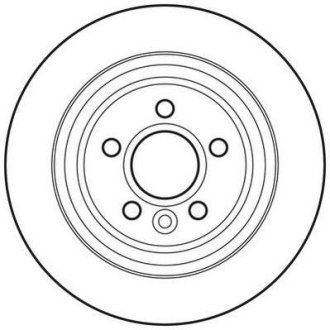 Гальмівний диск задній Volvo S60, S80, XC70 Jurid 562741JC