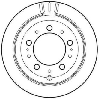 Гальмівний диск задній Lexus LX/ Toyota Land Cruiser 100 Jurid 562744JC