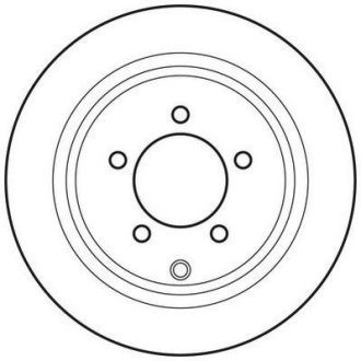 Гальмівний диск задній Jeep Compas, Patriot / Dodge Caliber / Chrysler 200, Sebring Jurid 562756JC