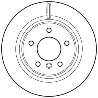 Тормозной диск задний BMW 1 (E88)(E82) Jurid 562786JC