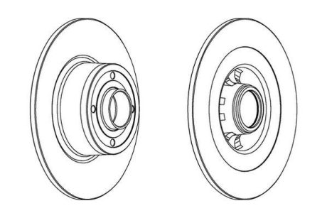 Гальмівний диск Jurid 562935JC1