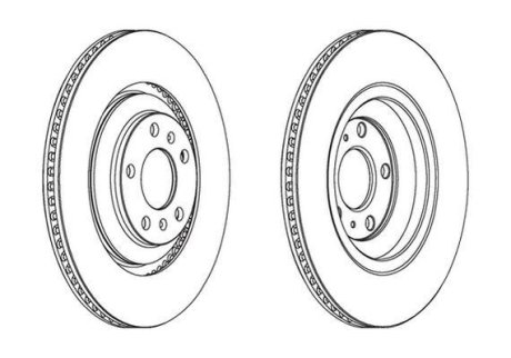 Тормозной диск задний Audi A8 / VW Phaeton/ Bentley Continental, Flying Spur Jurid 563095JC