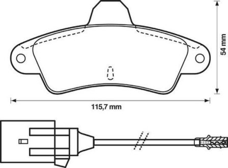 Колодки гальмівні задні MONDEO 1.6-2.0 93- Jurid 571755J