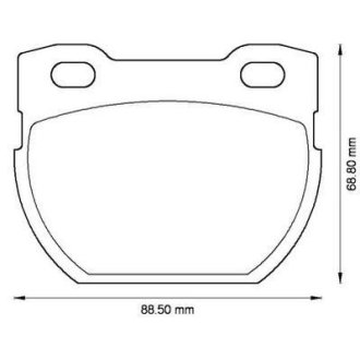 Тормозные колодки задние Land Rover Defender, 110 (1990->) Jurid 572494J