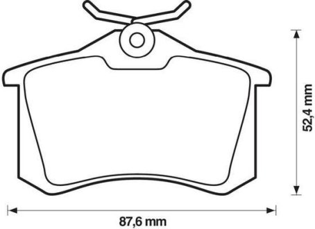 Гальмівні колодки Jurid 573032J