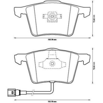 Гальмівні колодки передні VW Lupo Jurid 573197J