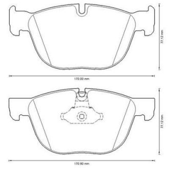 Тормозные колодки передние BMW X5, X6 Jurid 573300J