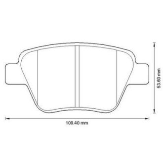 VW гальмівні колодки задн.Audi A1,3,Seat,Skoda Octavia,SuperB,Yeti,Caddy III,Golf VI,Touran 06- Jurid 573312JC