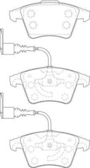 Гальмівні колодки передні VW Touareg Jurid 573391J