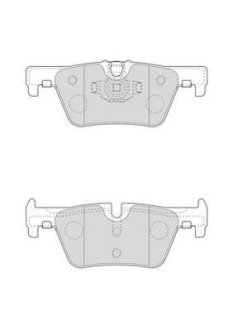 Тормозные колодки задние BMW 1-Series, 2-Series, 3-Series, 4-Series Jurid 573401J