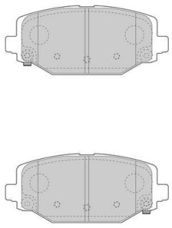 Гальмівні колодки задні Fiat Freeemont / Lancia Voyager / VW Routan / Dodge / Chrysler Jurid 573412J