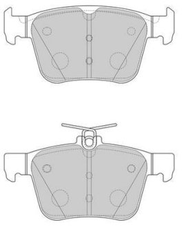 Тормозные колодки задние Audi A3, Q3, TT / VW Arteon, Golf, Passat, Tiguan, Touran / Skoda / Seat Jurid 573415J