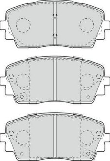 KIA гальмівні колодки передн.Picanto 11- Jurid 573420J