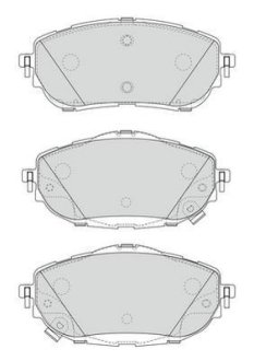 TOYOTA гальмів.колодки передн.Auris 12- Jurid 573440J