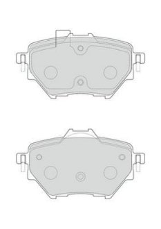 Гальмівні колодки задні Opel Combo / Peugeot 2008, 3008, 308, Partner / Toyota / Citroen Berlingo Jurid 573605J