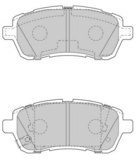 MAZDA гальмівні колодки передн.Mazda 2,Suzuki Swift III, IV,Daihatsu Materia Jurid 573648J