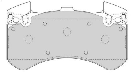 Тормозные колодки передние Audi A6, A7, A8 Jurid 573649J