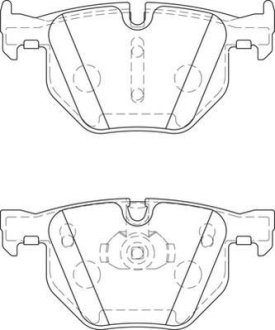 Тормозные колодки задние BMW X5, X6 Jurid 573744J