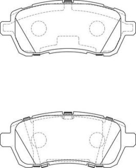 Гальмівні колодки передні Ford Fiesta VI, KA+ Jurid 573747J