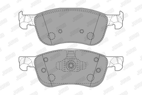 Гальмівні колодки передні FORD FIESTA Jurid 573779J