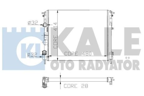 Радиатор воды Kale 205600