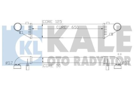 DB Інтеркулер W203 2.0/2.7CDI Kale 347500