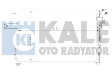 Радиатор кондиционера Hyundai Getz OTO RADYATOR Kale 391700