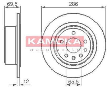 Тормозные диски OPEL OMEGA B 94-03 KAMOKA 1031396