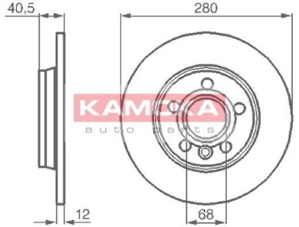 Гальмівні диски KAMOKA 1032024