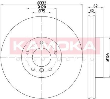 Гальмiвнi диски KAMOKA 103301