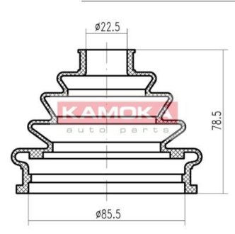 Пыльник, приводной вал KAMOKA 1146762