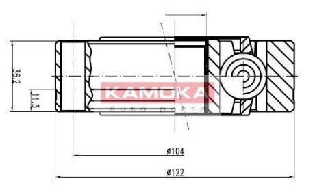 К-т шарнірний привідного валу KAMOKA 8047