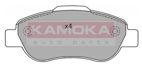 Гальмівні колодки дискові KAMOKA JQ101152