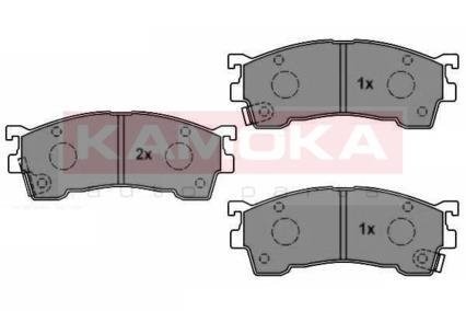 Гальмівні колодки дискові MAZDA 323 BJ 98-04/626 GE/GF 91-02/PREMACY 99- KAMOKA JQ1011900