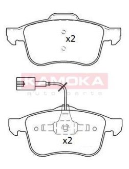 Тормозные колодки дисковые ALFA ROMEO 159 05-11 KAMOKA JQ101212