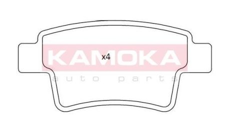 Тормозные колодки дисковые CITROEN C4 PICASSO 07-/C4 GRAND PICASSO 06- KAMOKA JQ101220