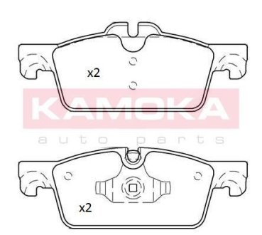 Гальмiвнi колодки дисковi PEUGEOT 508 10- KAMOKA JQ101248