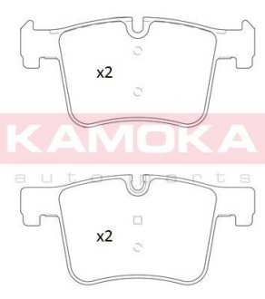 Тормозные колодки дисковые KAMOKA JQ101249