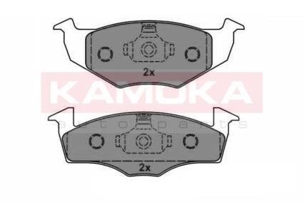 Гальмівні колодки дискові SEAT CORDOBA 93-99/IBIZA 93-02/VW GOLF III 91-97/VENTO 92-98 KAMOKA JQ1012576 (фото 1)