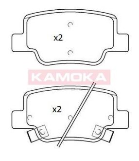 Тормозные колодки дисковые TOYOTA VERSO 09- KAMOKA JQ101269