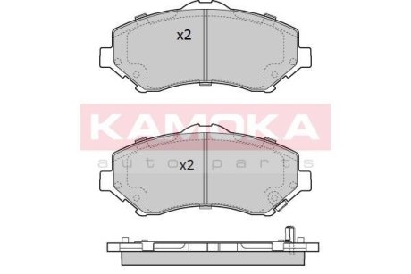 Гальмівні колодки дискові CHRYSLER GRAND VOYAGER V 07-/JEEP FREEMONT 11- KAMOKA JQ101274