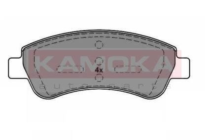 Гальмівні колодки дискові CITROEN BERLINGO 96-/C4 04-/XSARA 97-05/PEUGEOT 206/207/208 KAMOKA JQ1012798