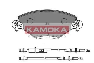 Тормозные колодки дисковые CITROEN C5 01-/C5 BREAK 01- KAMOKA JQ1012822